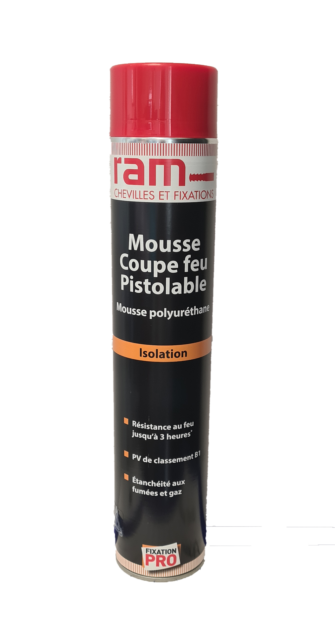 Mousse Polyuréthane COUPE-FEU PISTOLABLE 2H - RAM